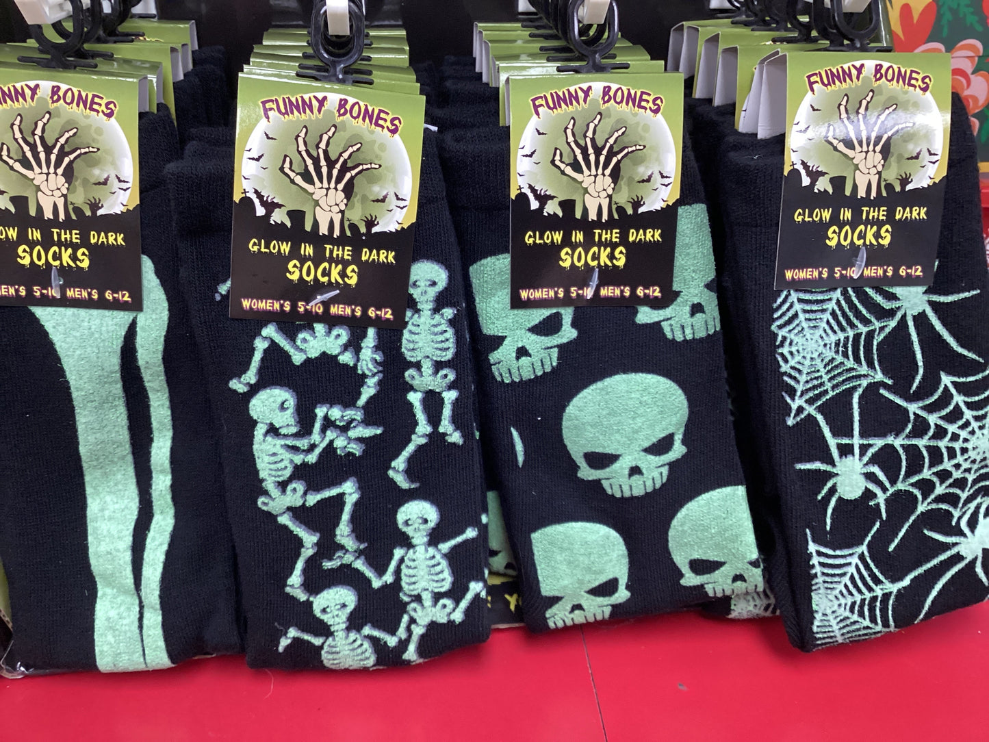 Halloween Glow in the Dark Socks