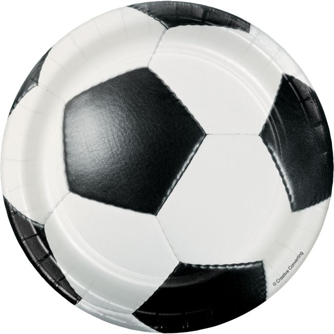 Soccer Ball Appertizer Plates