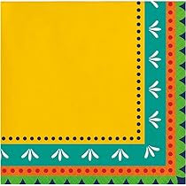 Fiesta Pottery Beverage Napkins