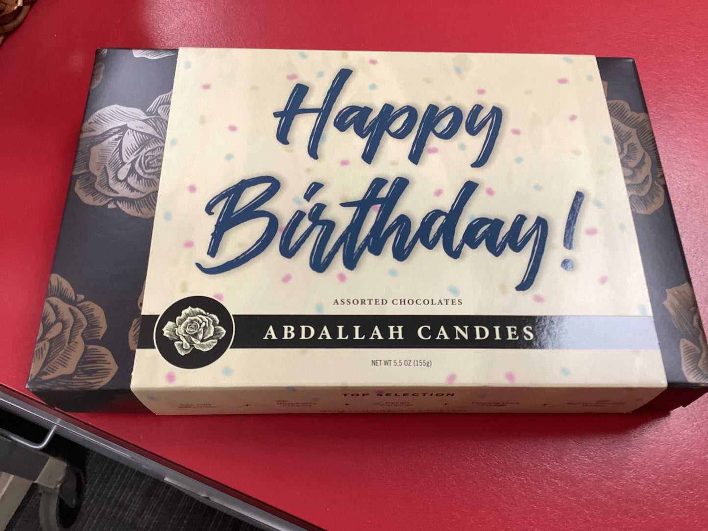Abdallah Happy Birthday Chocolates
