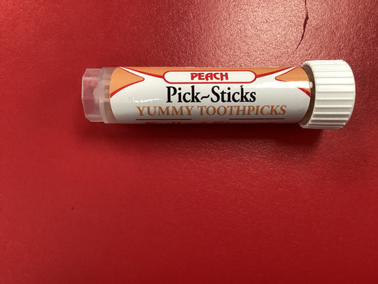 Pick-Sticks Yummy Toothpicks Peach