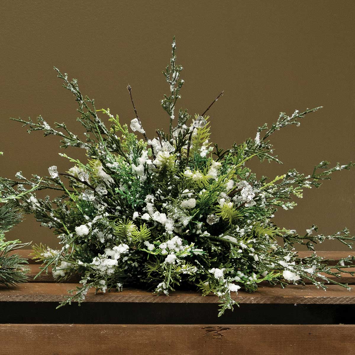 Faux Frosted Cedar Bush