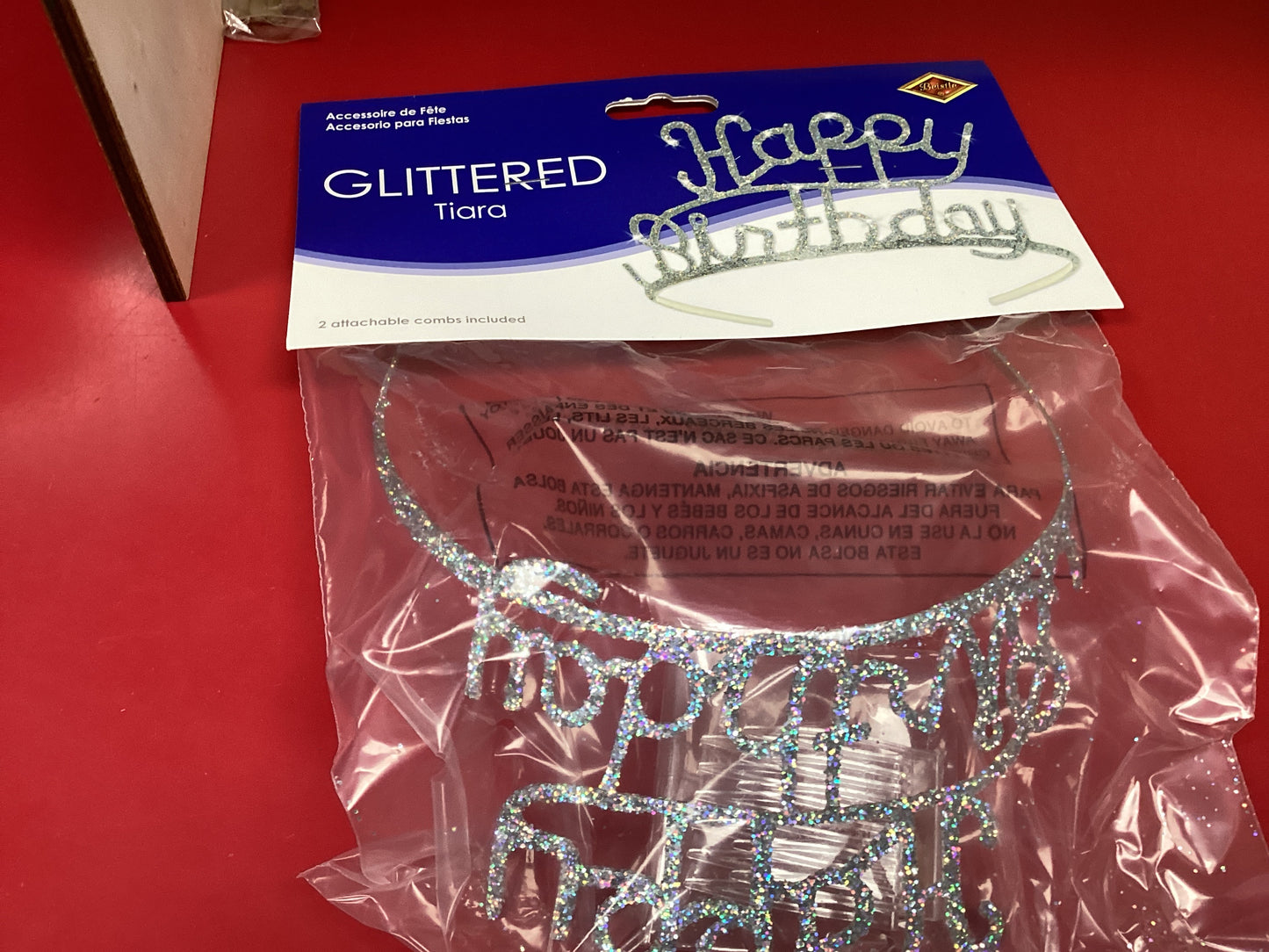 Glitter Happy Birthday Tiara
