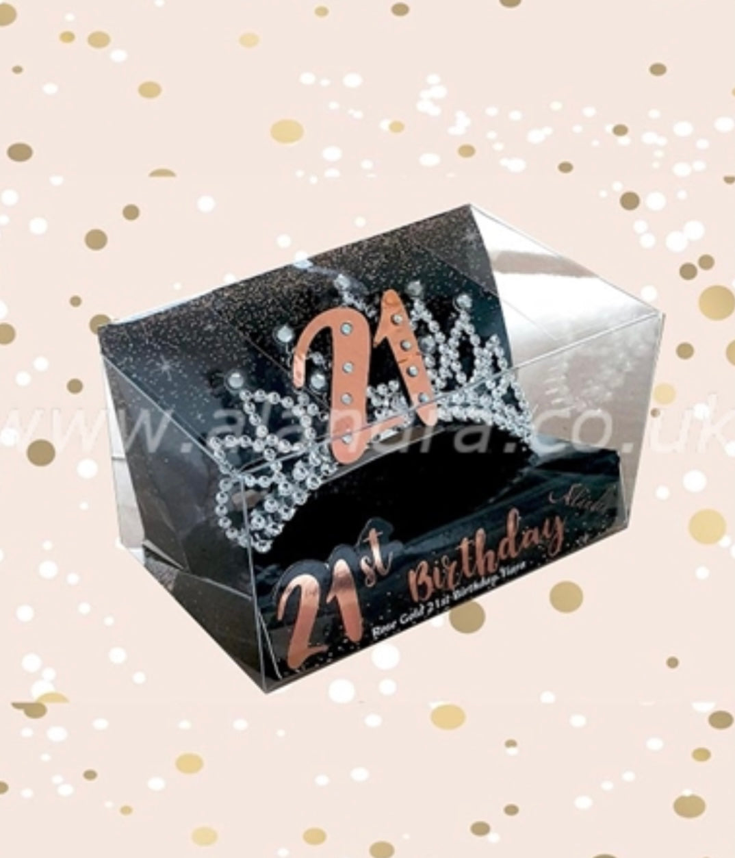 Rose Gold 21st Birthday Tiara