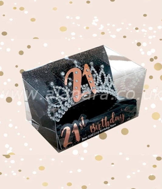 Rose Gold 21st Birthday Tiara