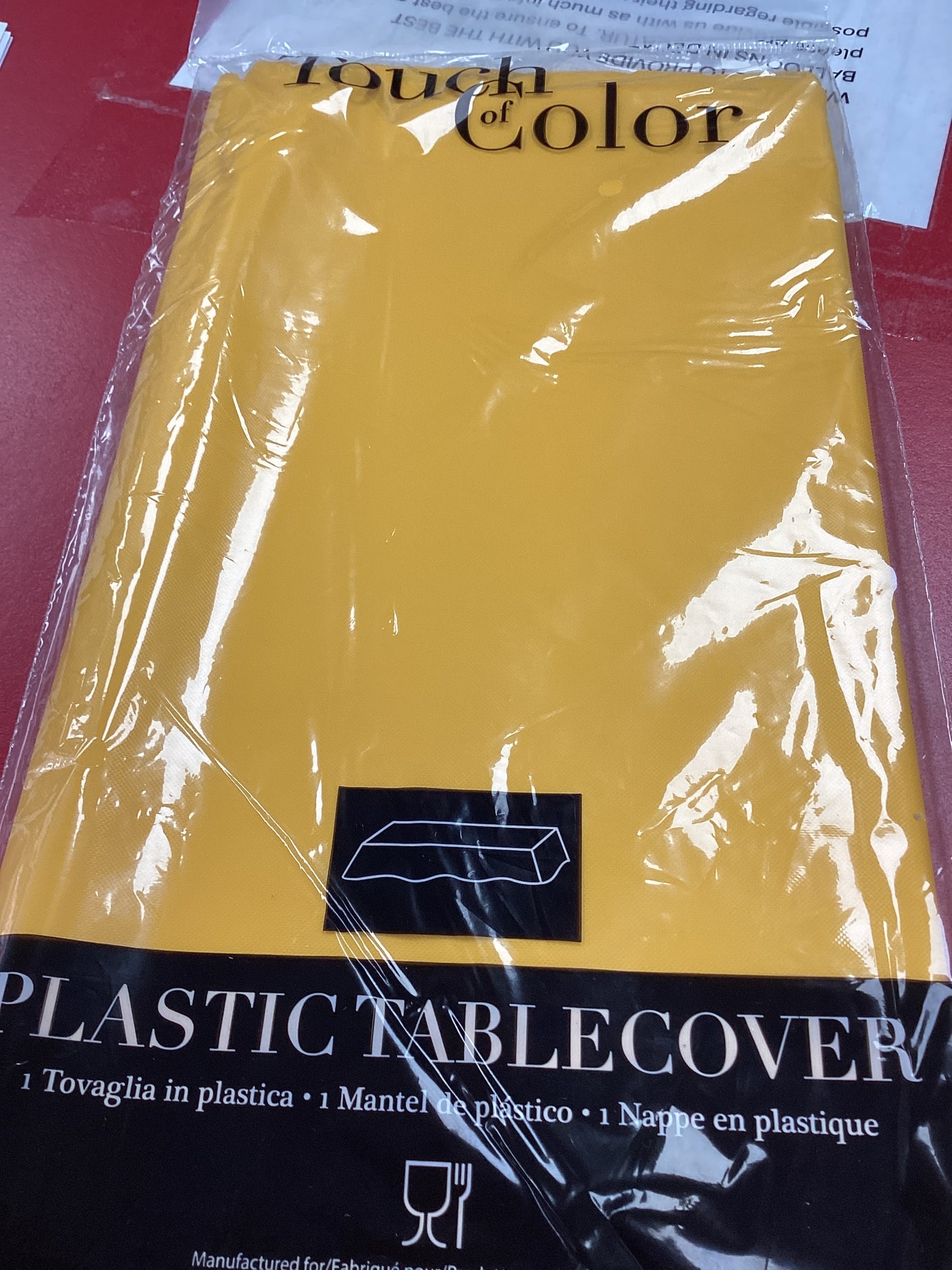 School Bus Yellow Rectangle Tablecloth