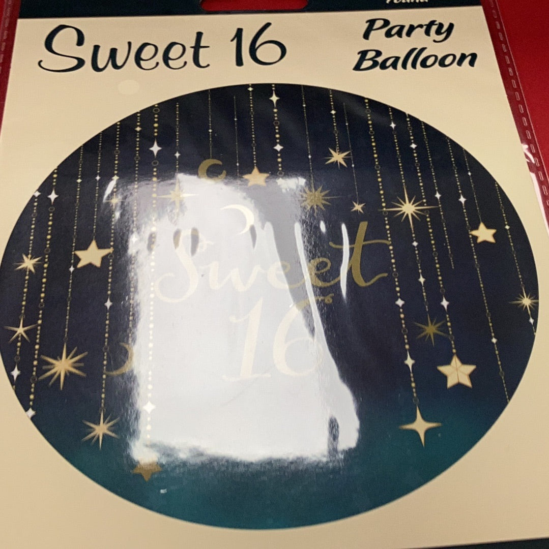 Sweet Sixteen Blue Stars The Party Shop Decatur