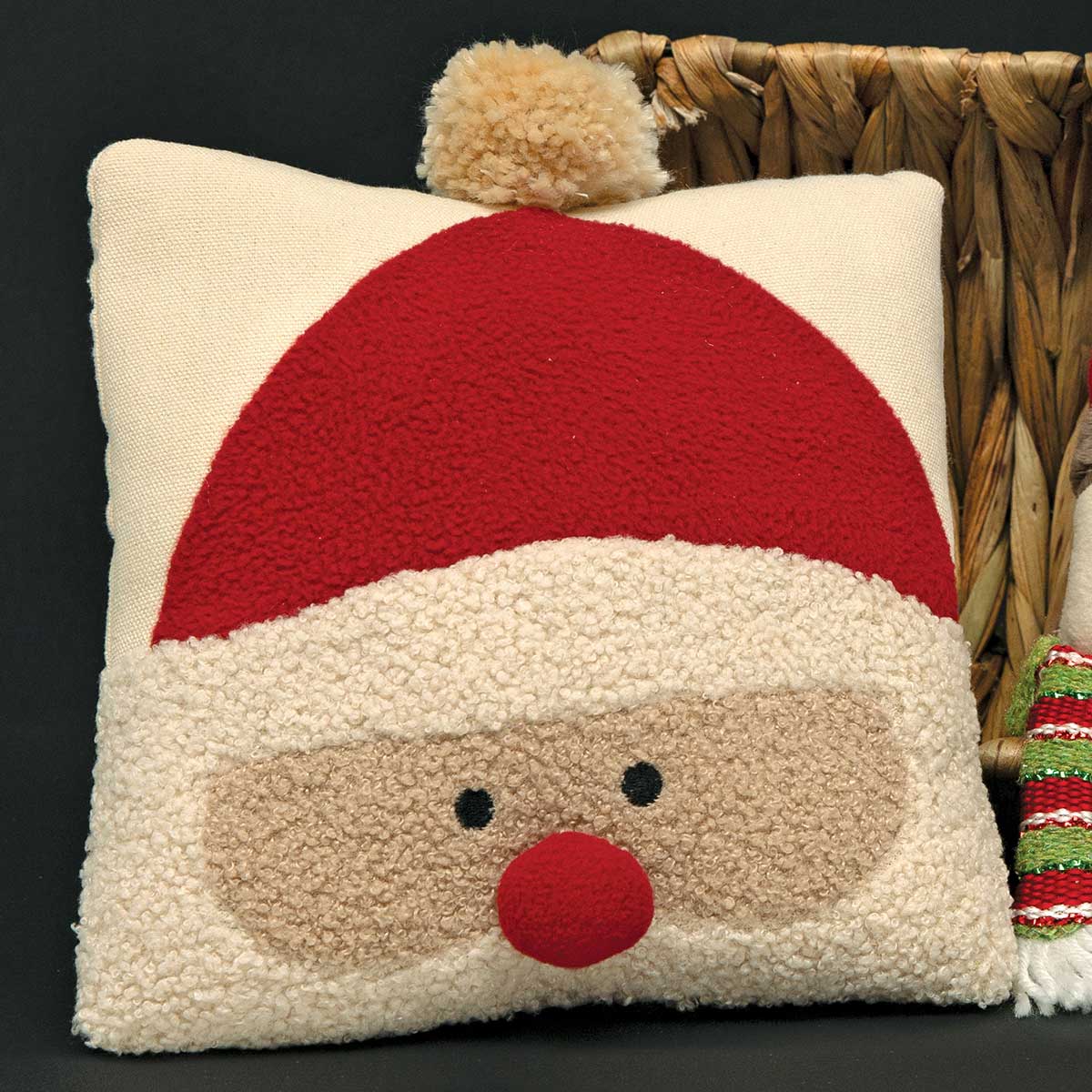 Mini Santa Face Pillow