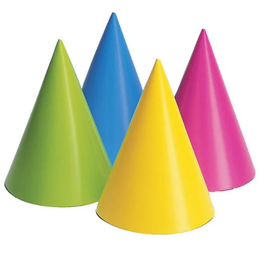 Assorted Neon Party Hats