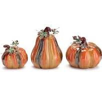 Porcelain Medium Pumpkin
