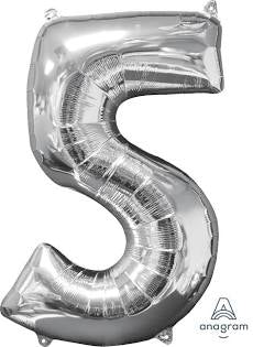 26 inch Number 5 Balloons