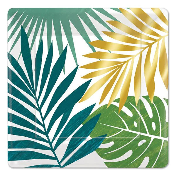 Key West Print Dessert Plates