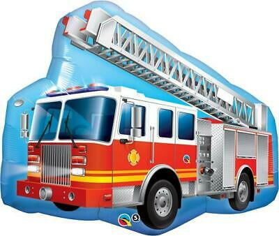 Firetruck shape Foil Balloon