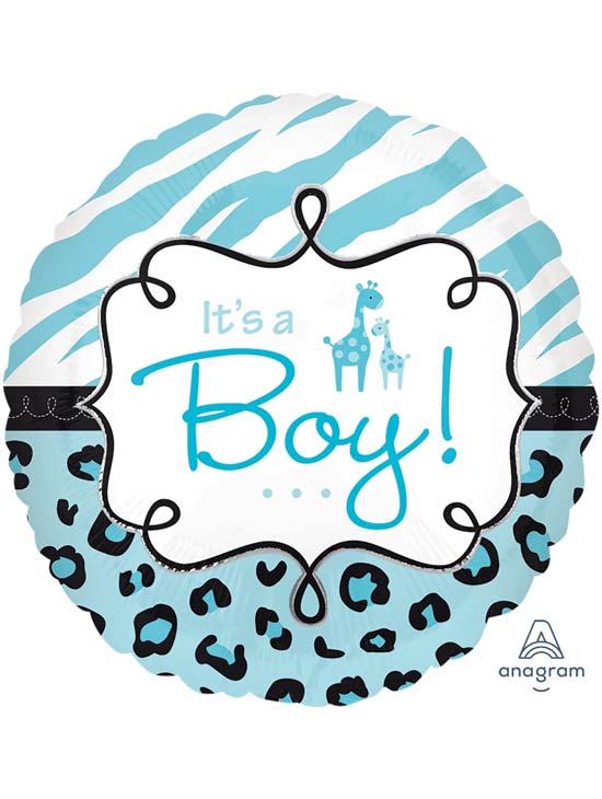 Safari Boy Foil Balloon