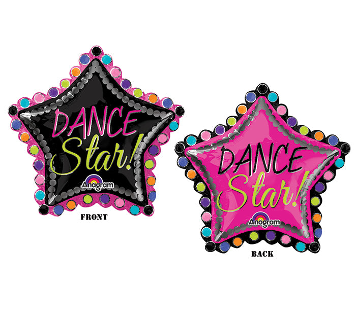 Dance Star Large Foil Balloon
