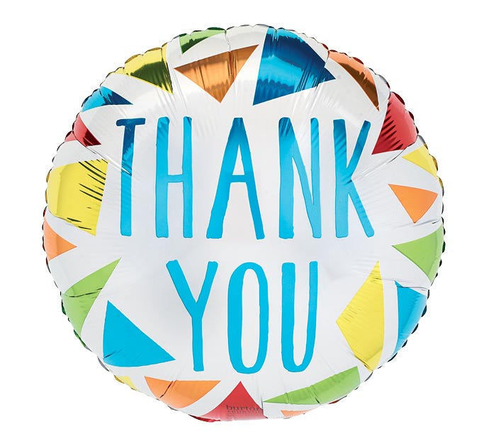 Thank You Triangles Balloon