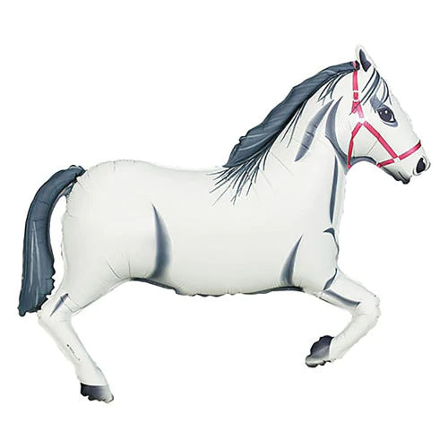 White Horse Foil Balloon