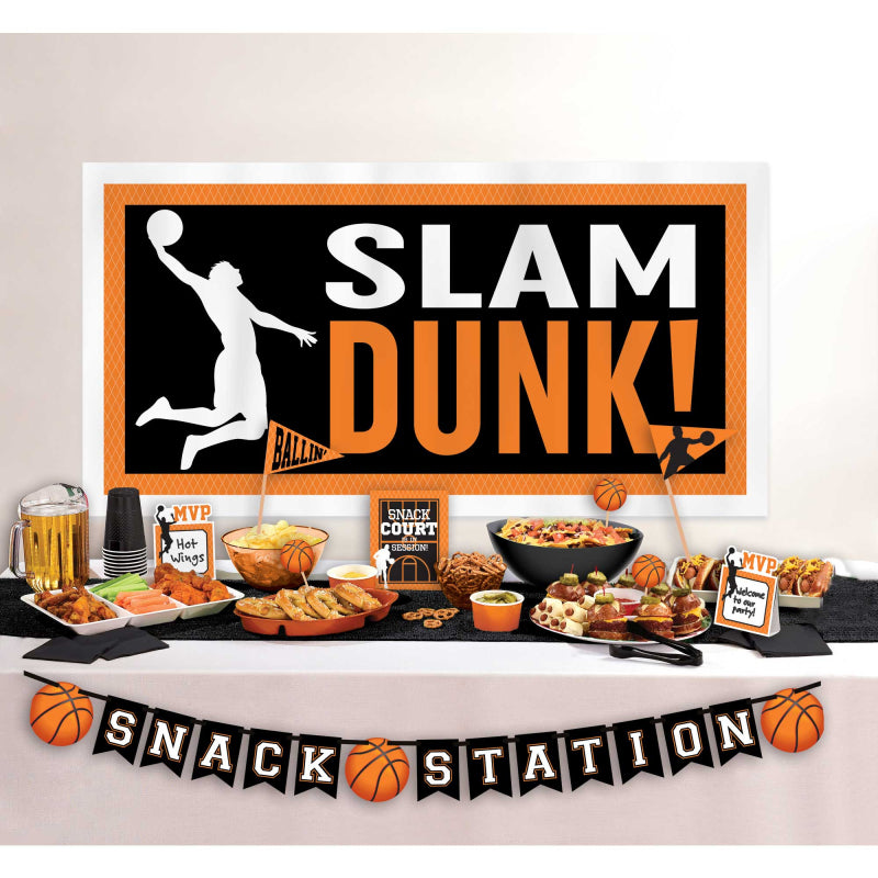 Basketball Buffet Decorating Kit
