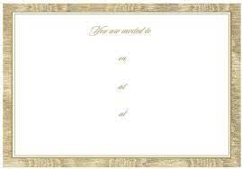 Gold Invitations