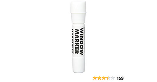 White Window Marker