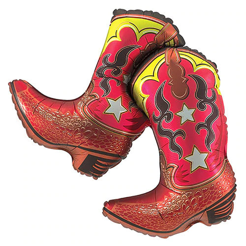 Dancing Boots Foil Balloon