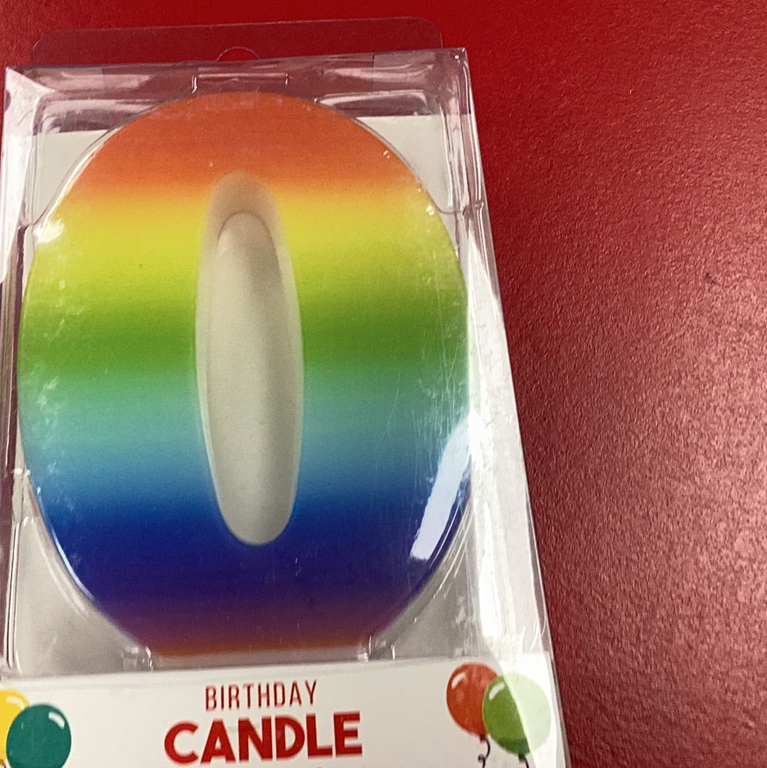 Rainbow Candle 0