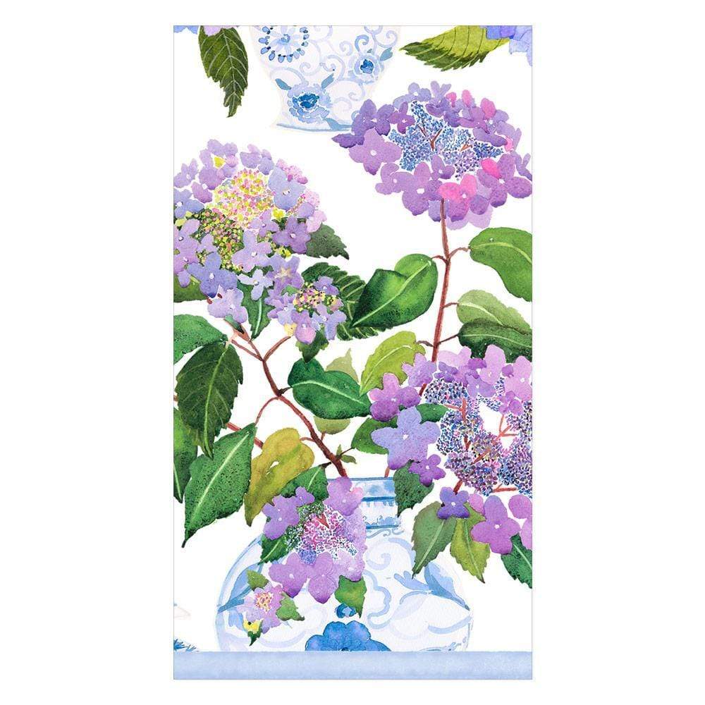 Capsari Hydrangeas Guest Towel Napkins