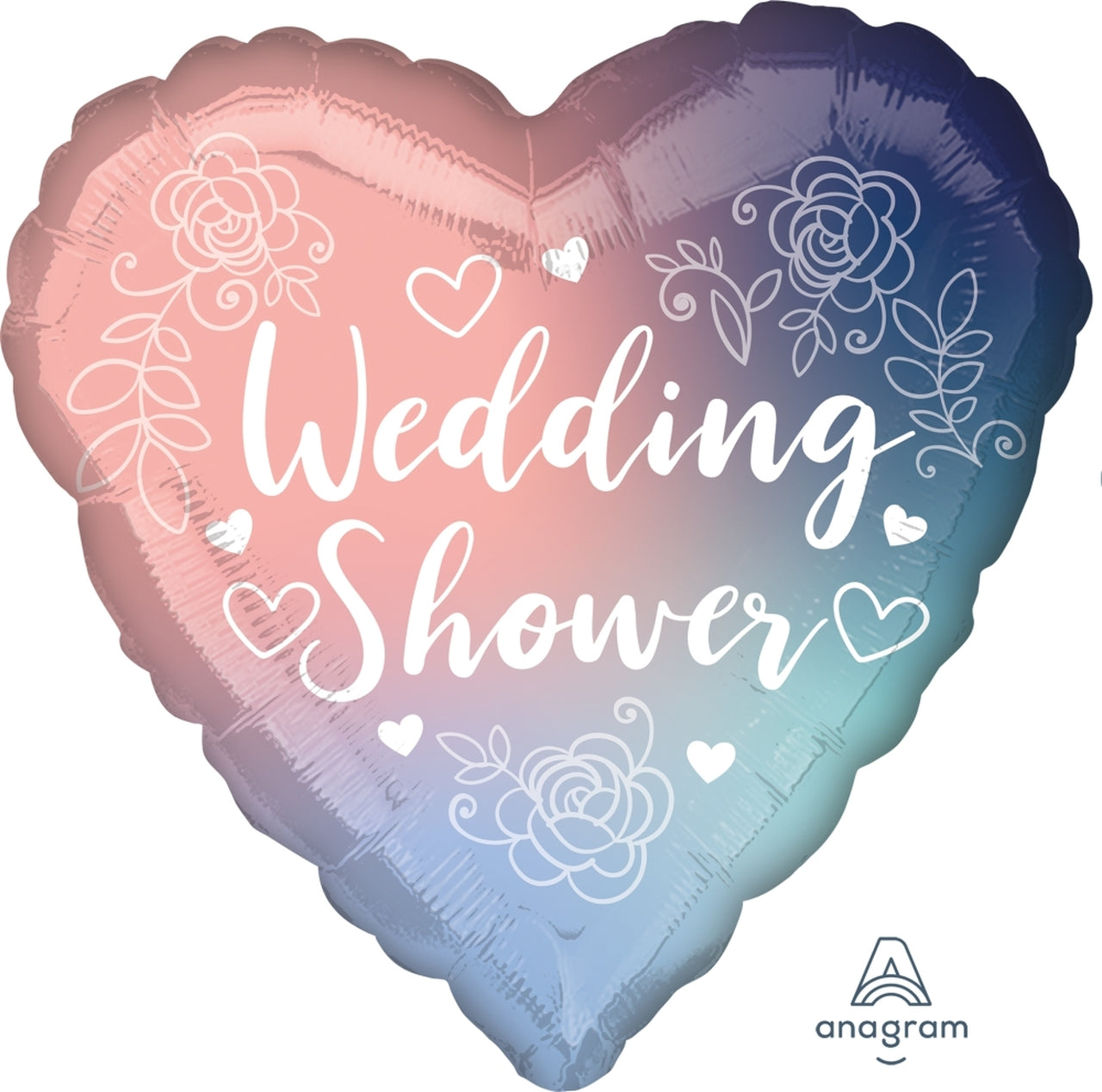 Wedding Shower Heart Foil Balloon