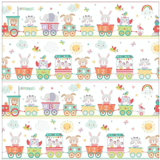 Gift Wrap Baby Train 40 sq ft