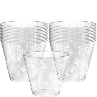 9 oz snowflake tumbler