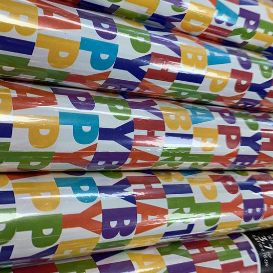 Gift Wrap Happy Birthday