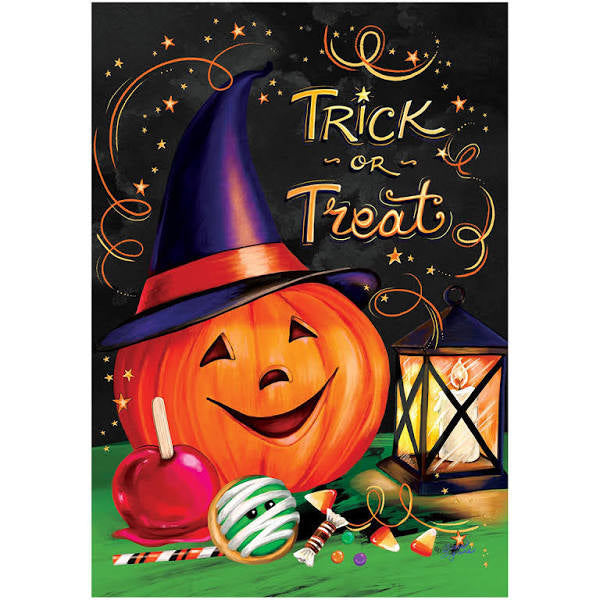 Garden Flag Trick or Treat