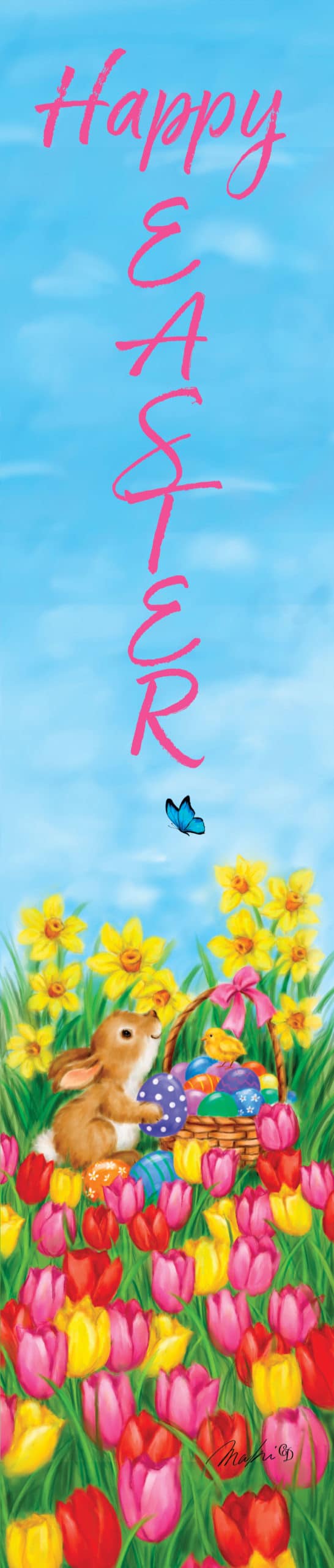 Yard Expression Bunny & Basket