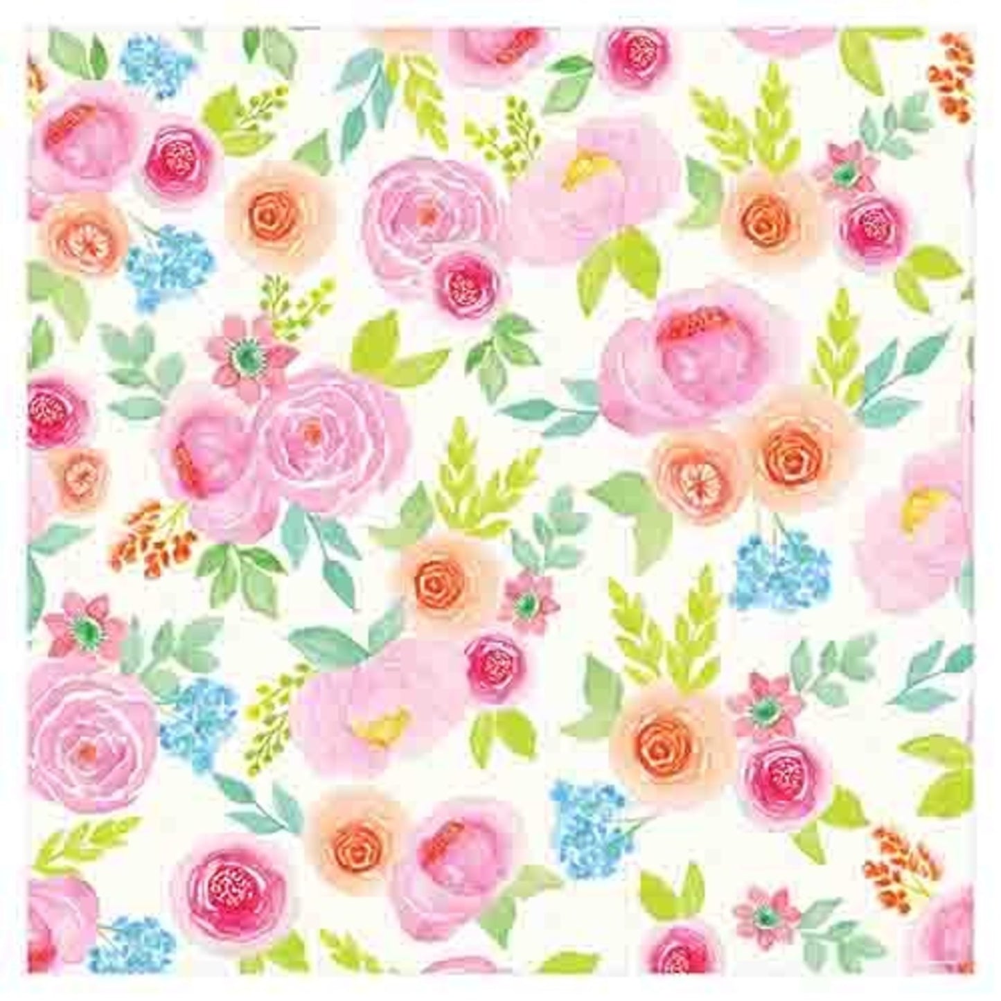 Gift Wrap Floral Wedding 40 sq ft