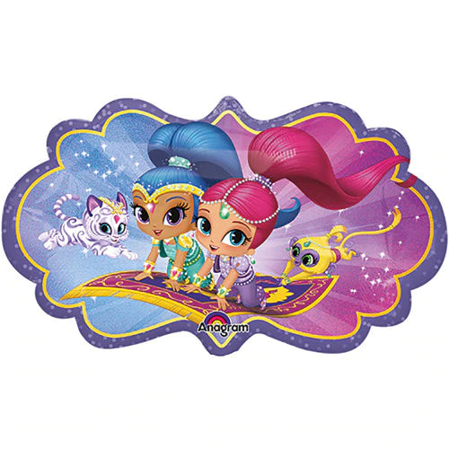 Shimmer and Shine Shape Foil Balloon