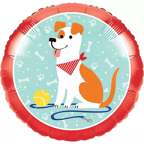 Dog Party Foil Balloon