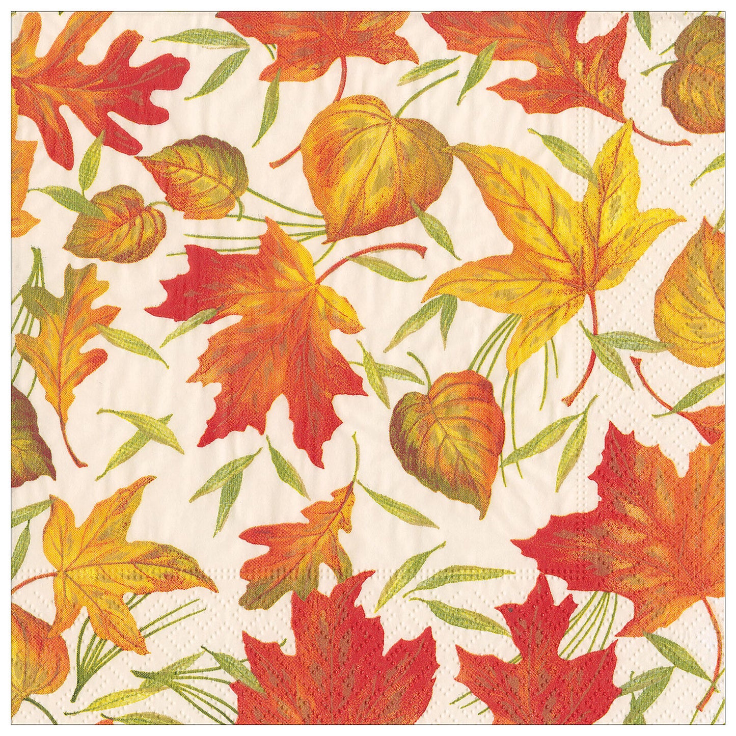 Woodland Leaves Cocktail Napkin