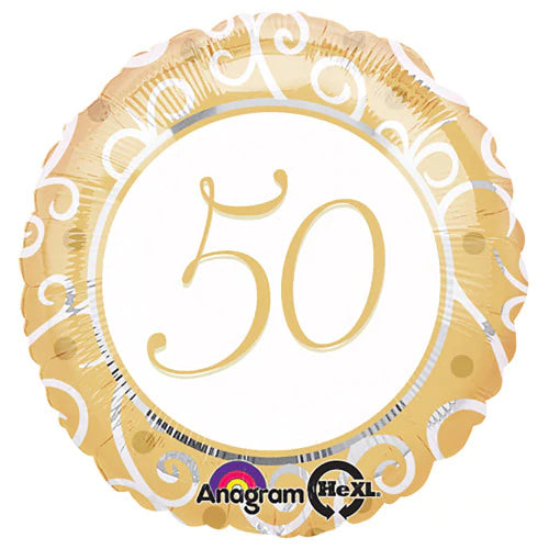 50th Anniversary Foil Balloon