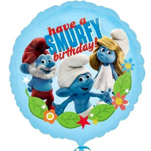 Smurf Foil Balloon
