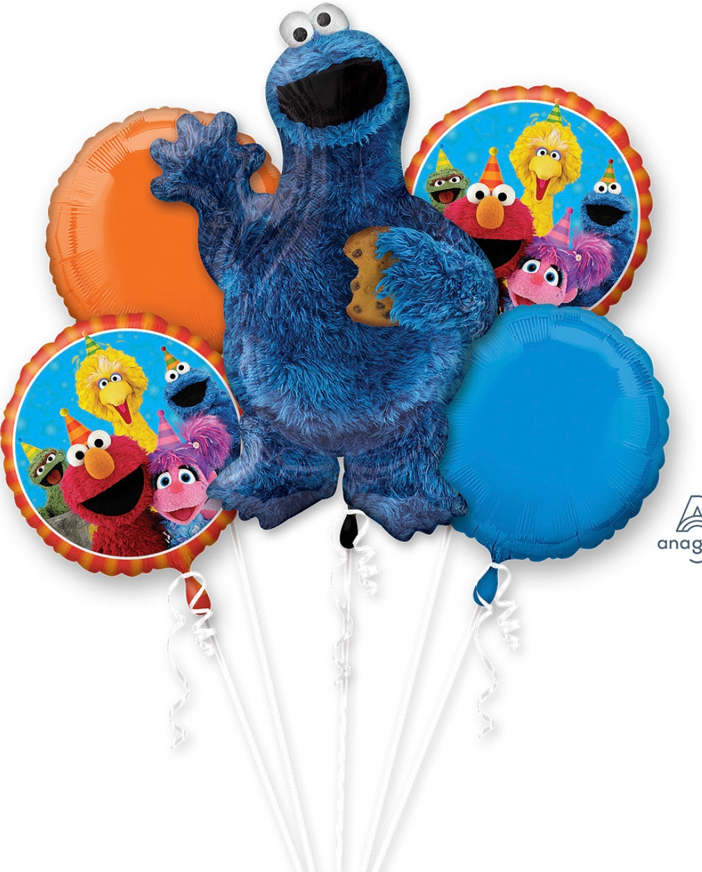 Sesame Street 1 Balloon Bouquet