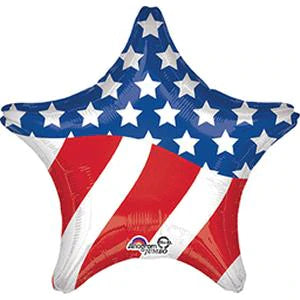 Jumbo Patriotic Star Foil Balloon