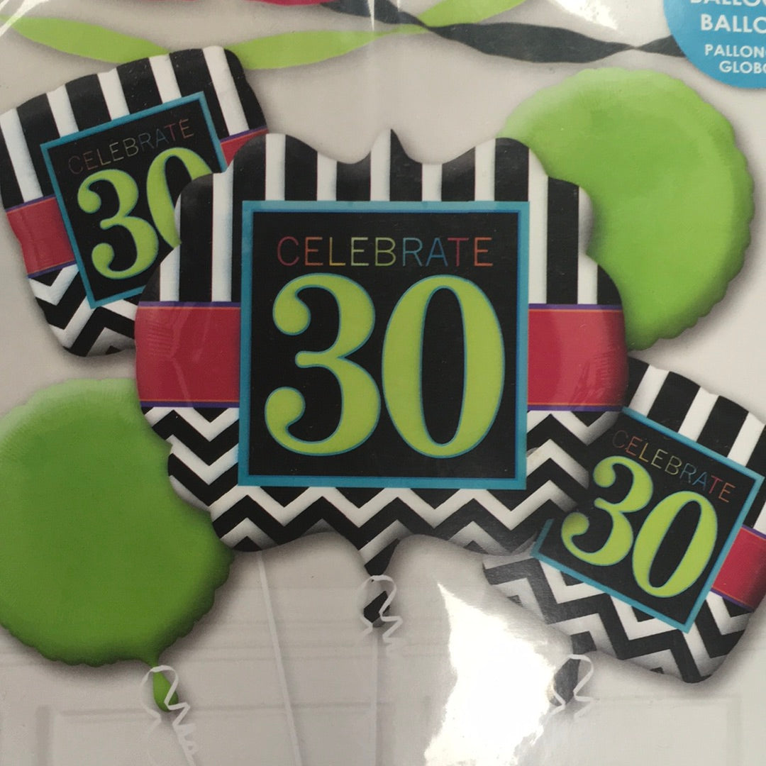 ‘30’ Balloon Bouquet