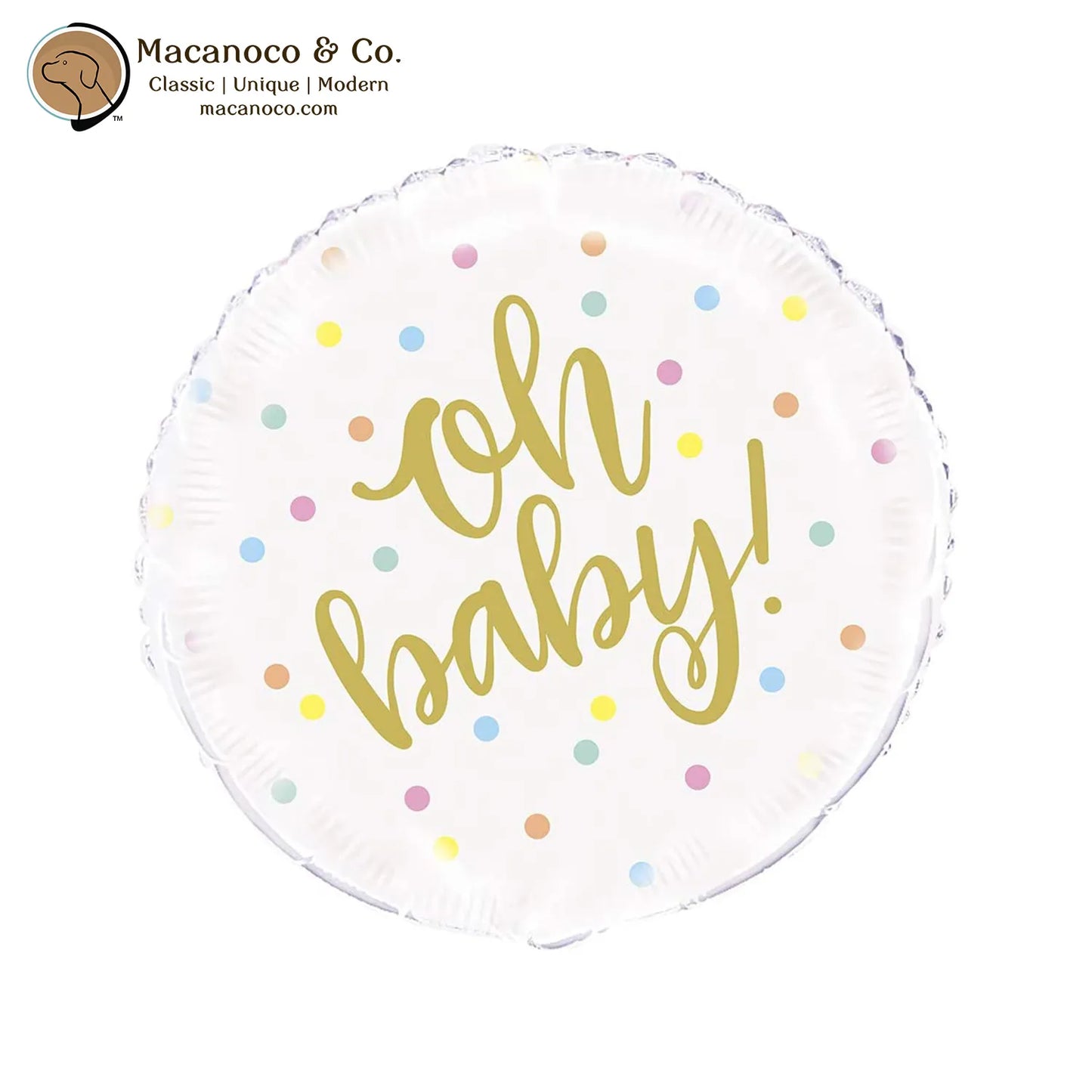 Oh Baby Foil Balloon