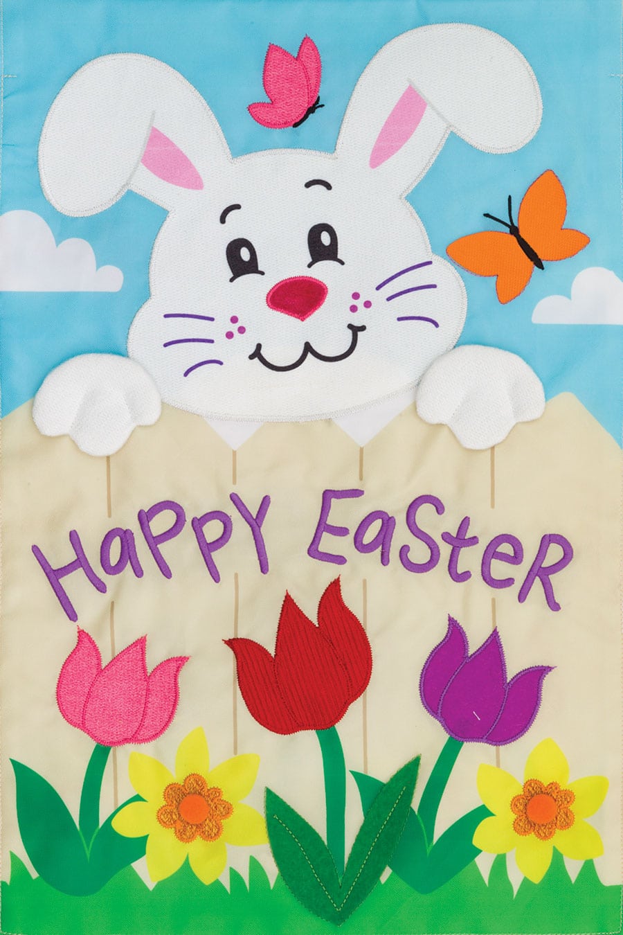 Garden Flag Bunny Easter