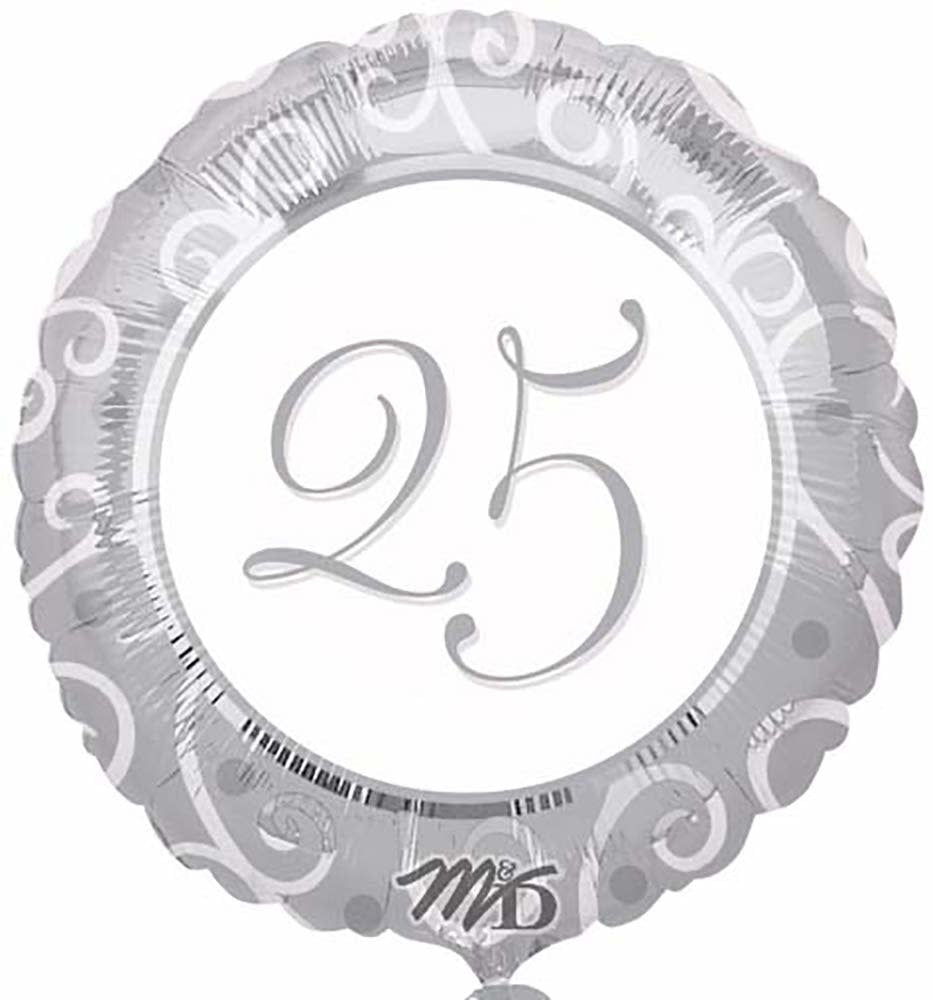 25th Anniversary Foil Balloon