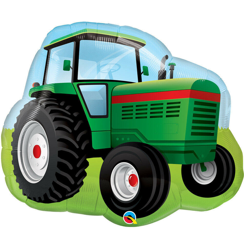 Big Green Tractor Foil Balloon