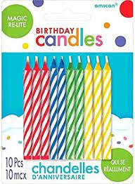 Multi colored Candles