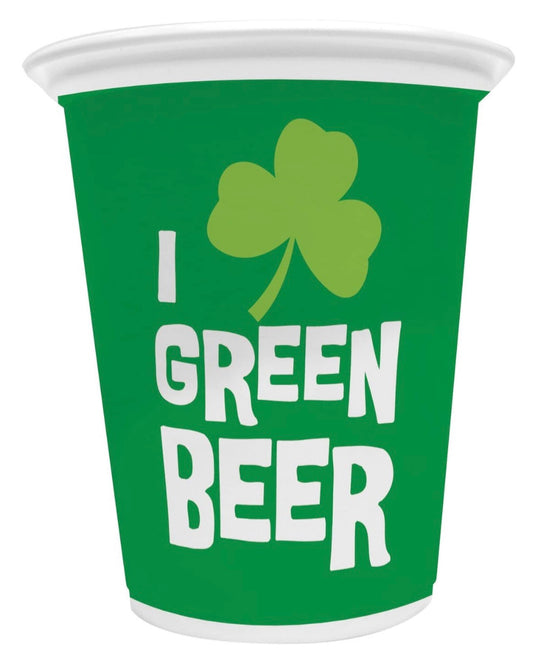 St. Patrick's Day Plastic Cups, 16 oz