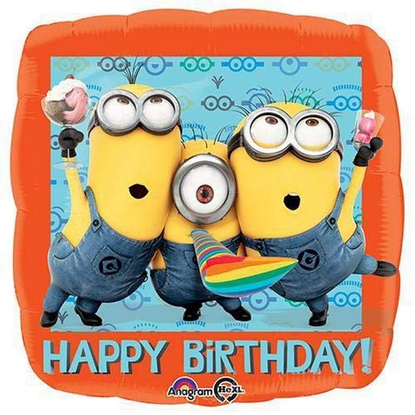 Despicable Me Minions Birthday Foil Balloon