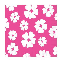 Hibiscus Print Dessert Napkins